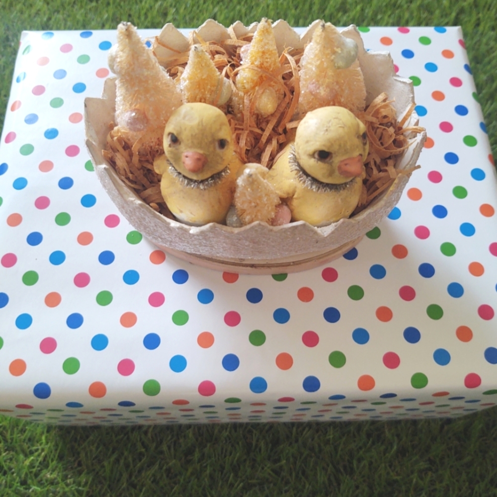 🐥 SpRinG 🐣 ChicK•Diorama~ VinTaGe DisPlaY~`•